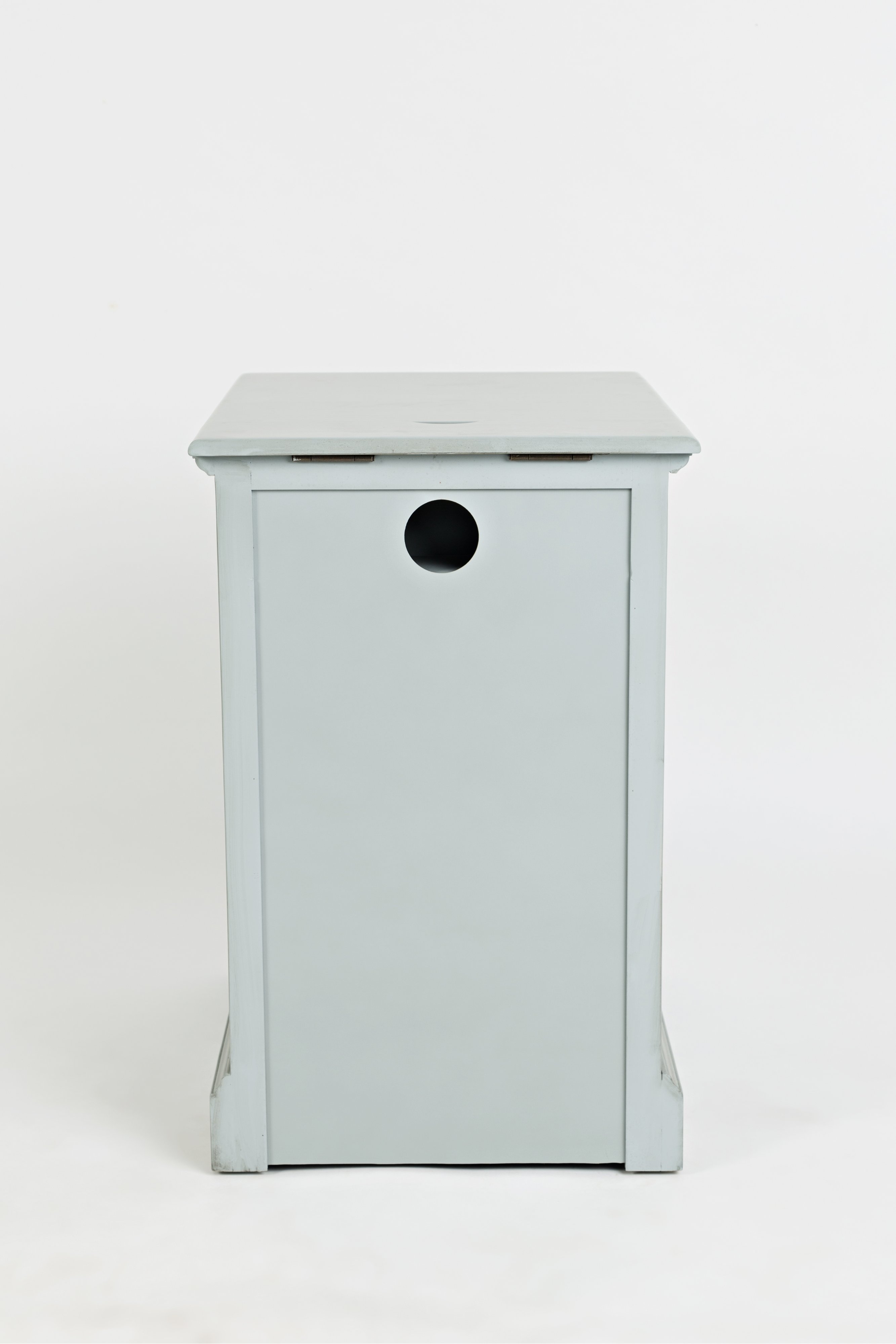 Craftsman Gray Chairside Table-4