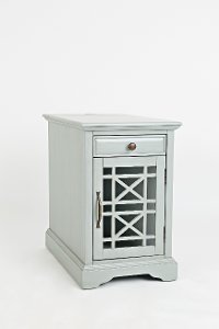 Gray Chairside Table - Craftsman-2