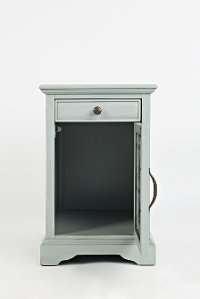 Gray Chairside Table - Craftsman-3