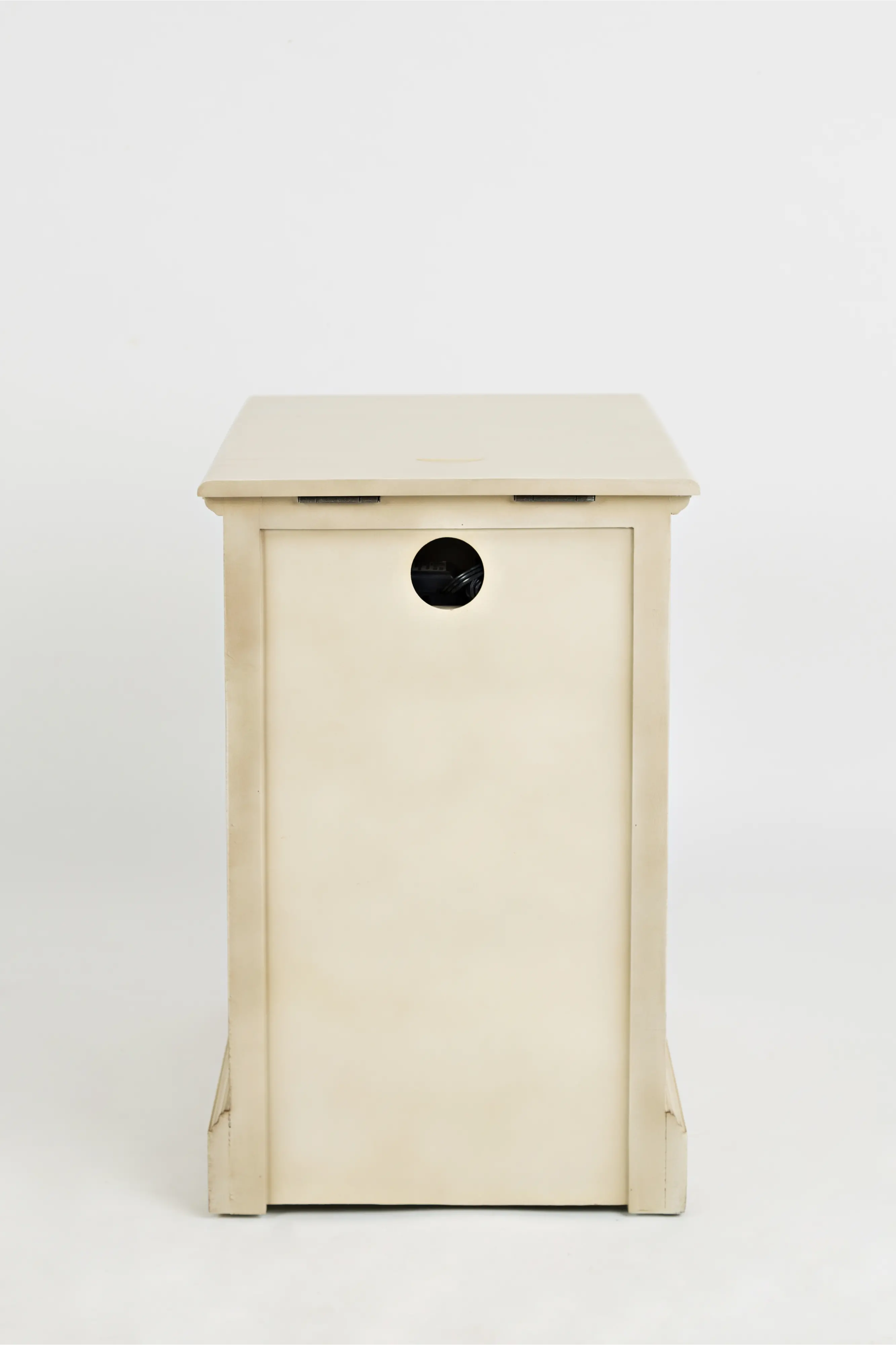 Craftsman Cream Chairside Table-3