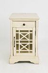 Cream Chairside Table - Craftsman