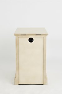 Cream Chairside Table - Craftsman-3