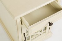 Cream Chairside Table - Craftsman-7