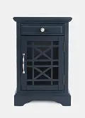 Craftsman Navy Blue Side Table