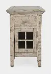 Rustic Shores White Side Table