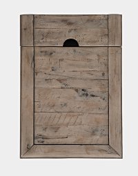 Rustic Gray Chairside Table - Rustic Shores-5