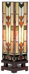Multi Color Glass Luminaria Lamp - Trident Way