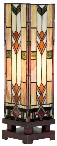 Multi Color Glass Luminaria Lamp - Trident Way