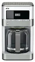 KF6050WH Braun BrewSense 12 Cup Drip Coffee Maker - Stainless Steel