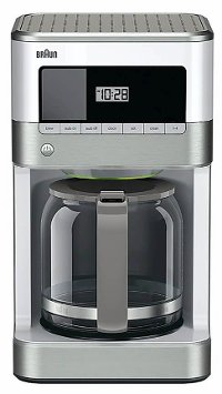 KF6050WH Braun BrewSense 12 Cup Drip Coffee Maker - Stainless Steel