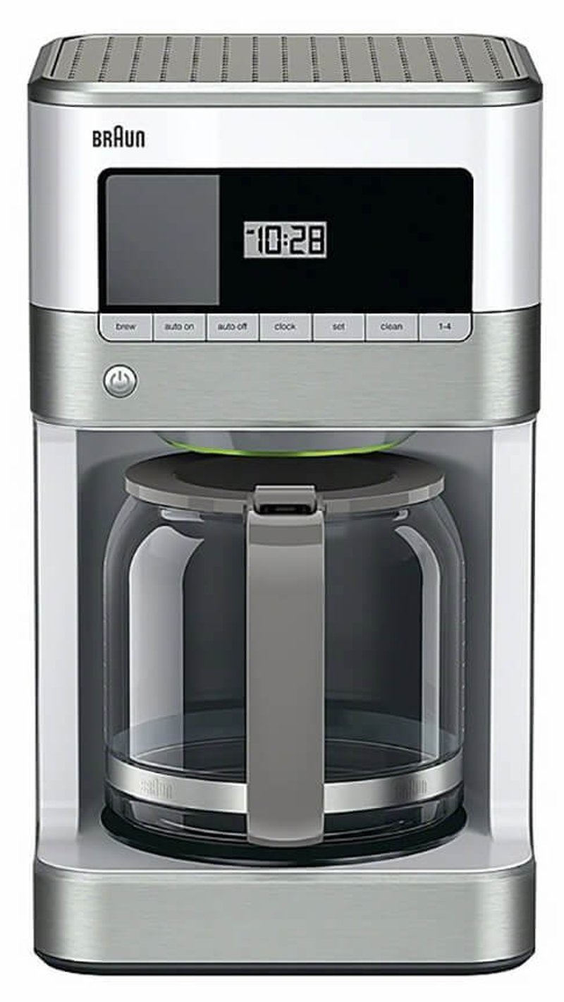 Braun BrewSense 12 Cup Drip Coffee Maker Stainless Steel RC Willey Furniture Store