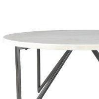 Contemporary Round Marble Coffee Table - Cedric-6