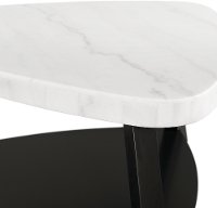 Modern White Marble Coffee Table - Trinity-5