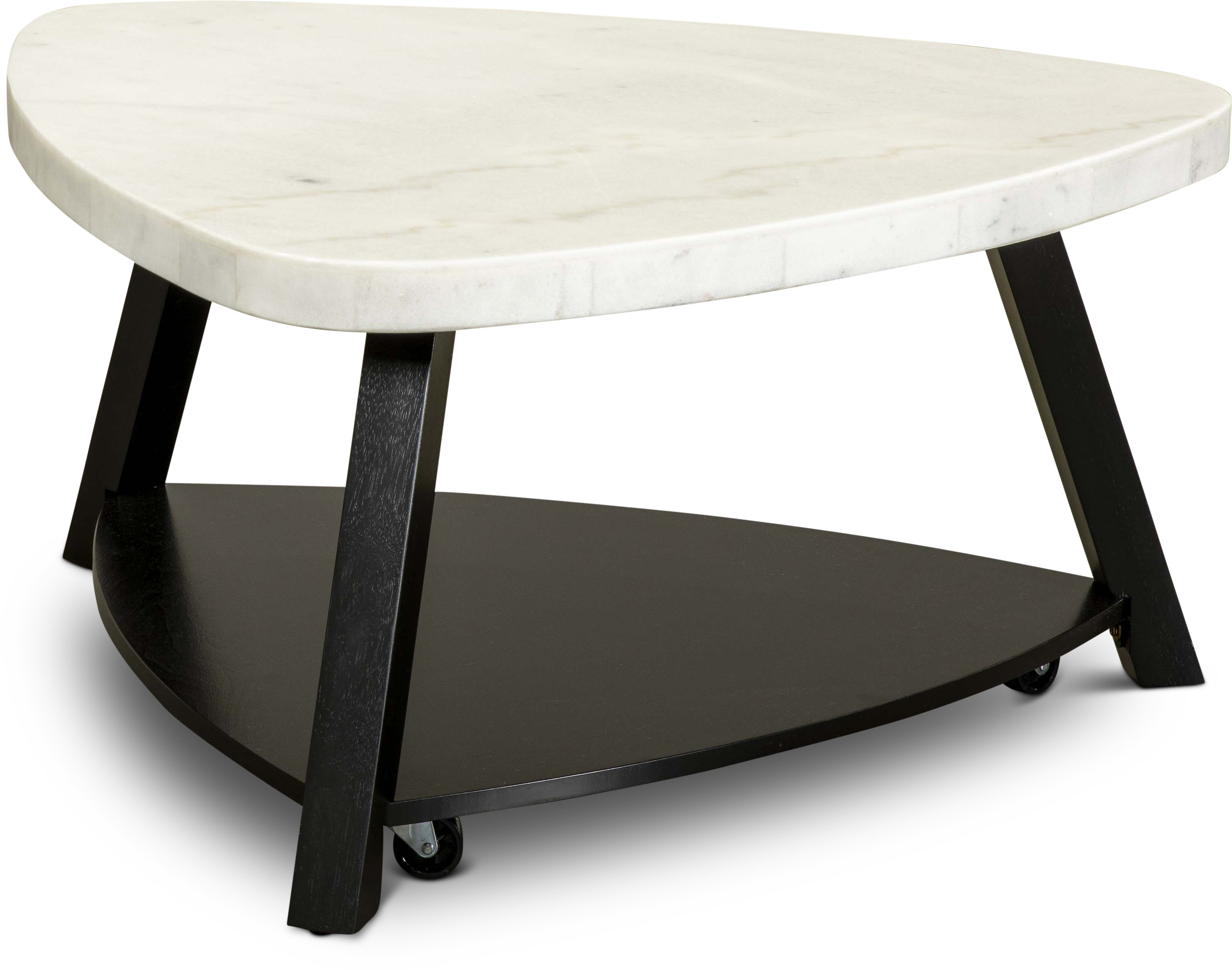 Trinity Modern White Marble Coffee Table-10