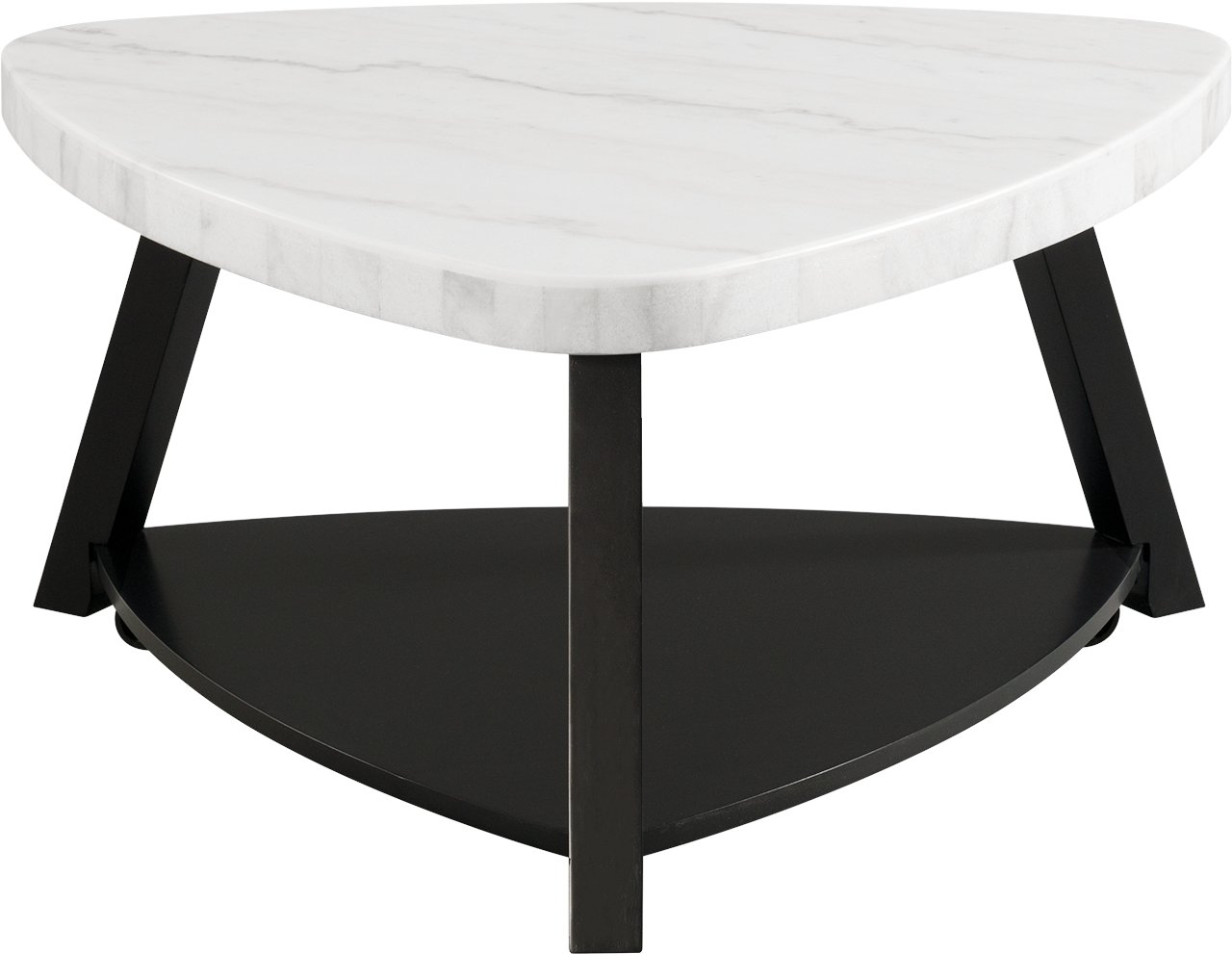 Trinity Modern White Marble Coffee Table-14
