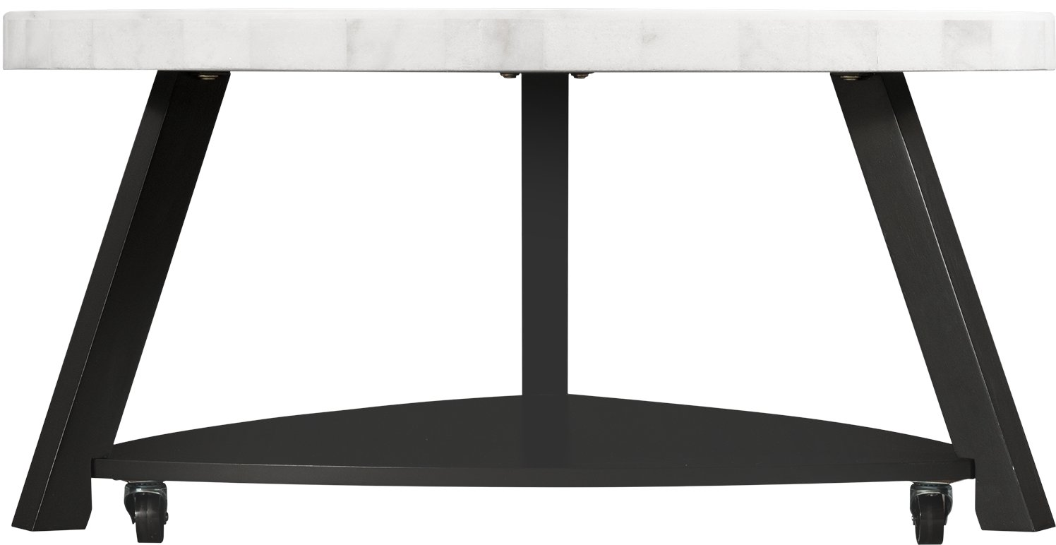 Trinity Modern White Marble Coffee Table-15