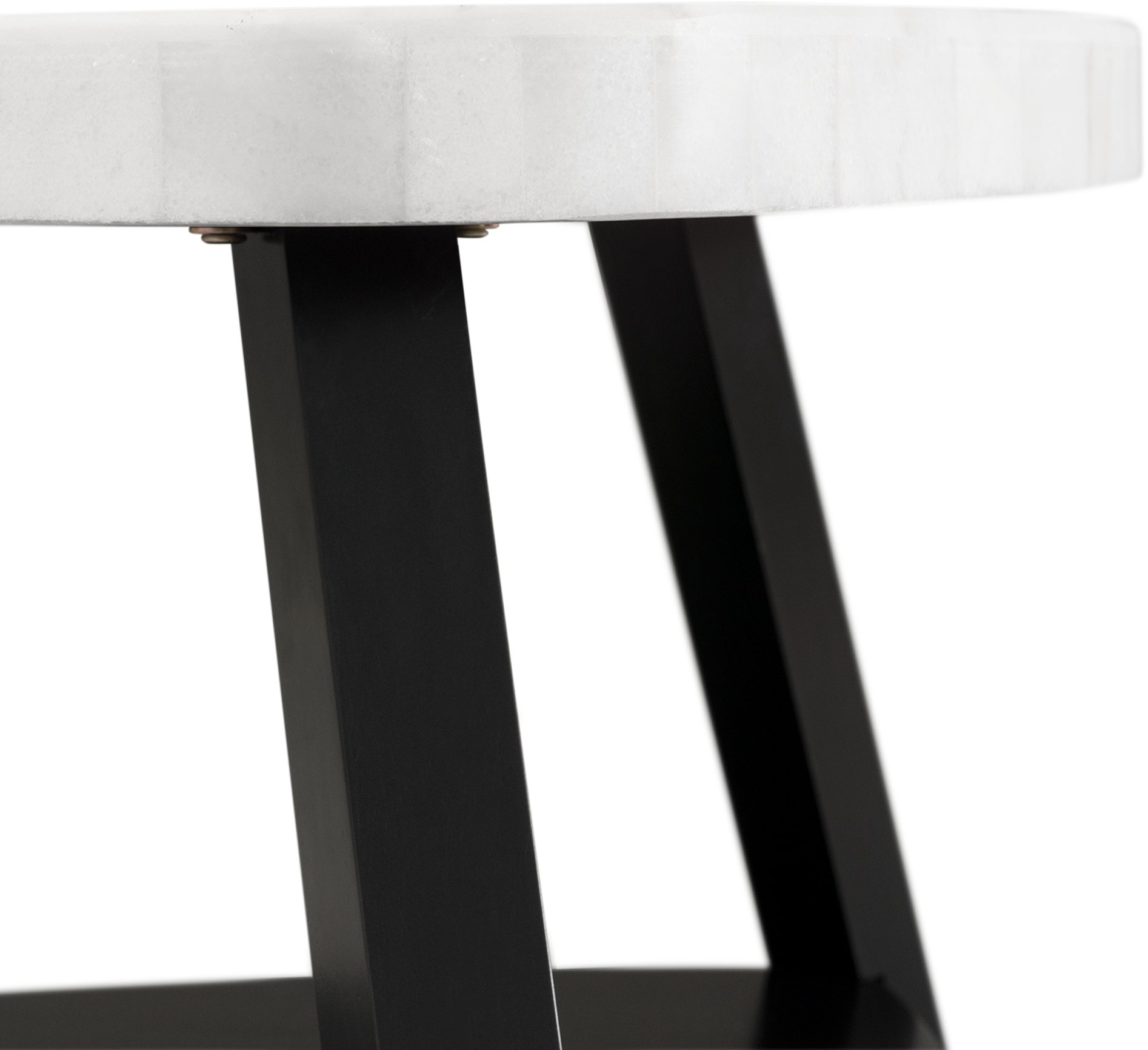 Trinity Modern White Marble Coffee Table-6