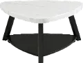 Trinity White Marble Coffee Table