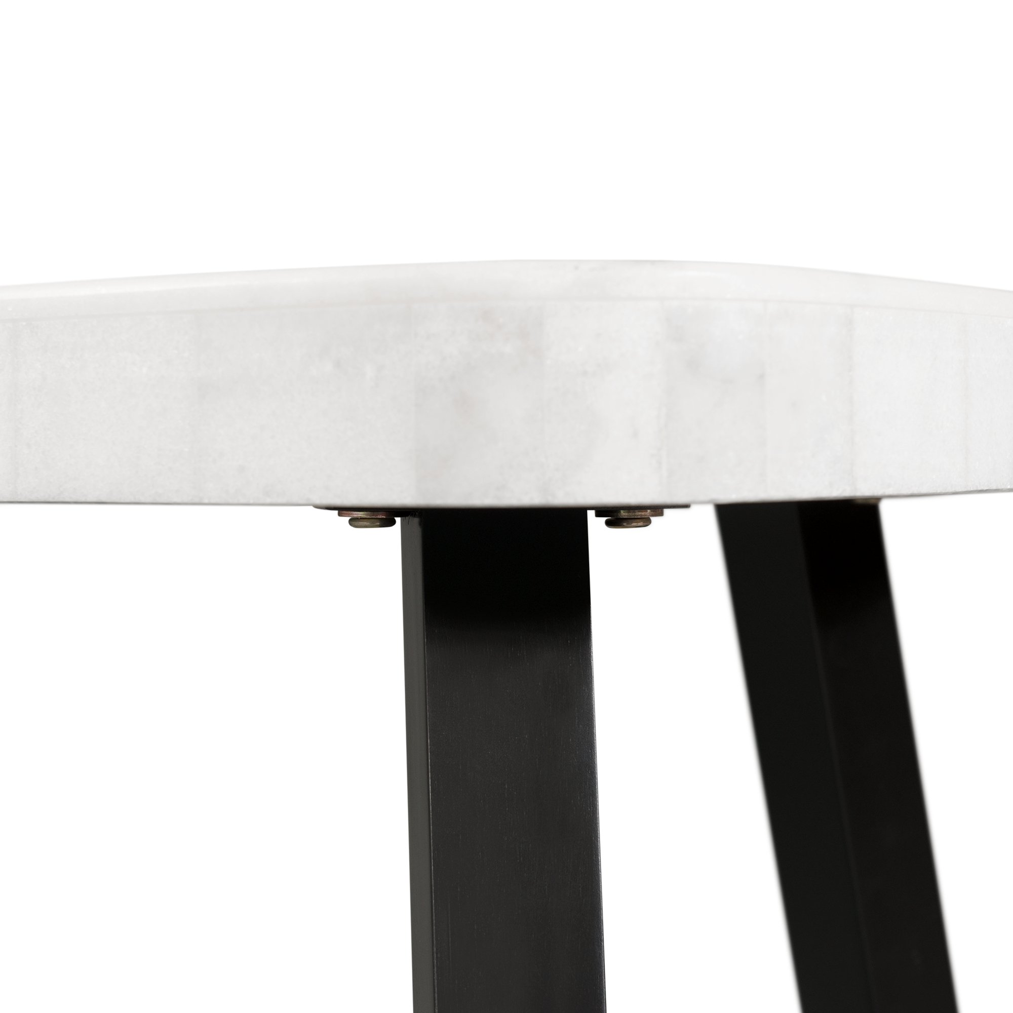 Trinity Modern Marble End Table-11