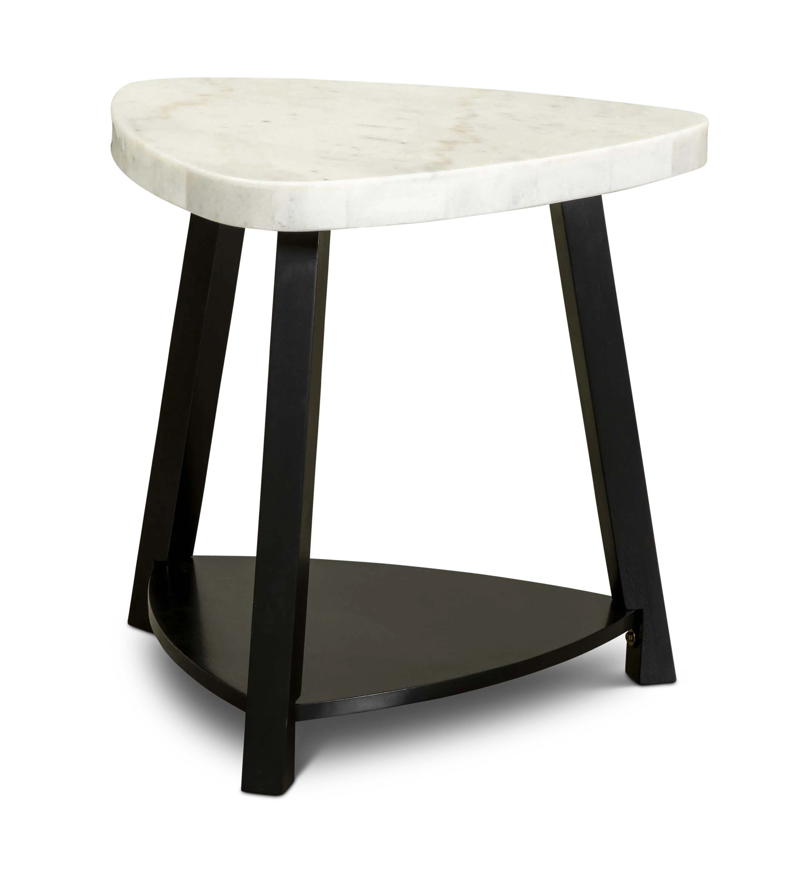 Trinity White Marble End Table-1
