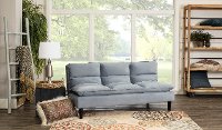Heavenly Sky Blue Convertible Sofa Bed - Monterrey-2