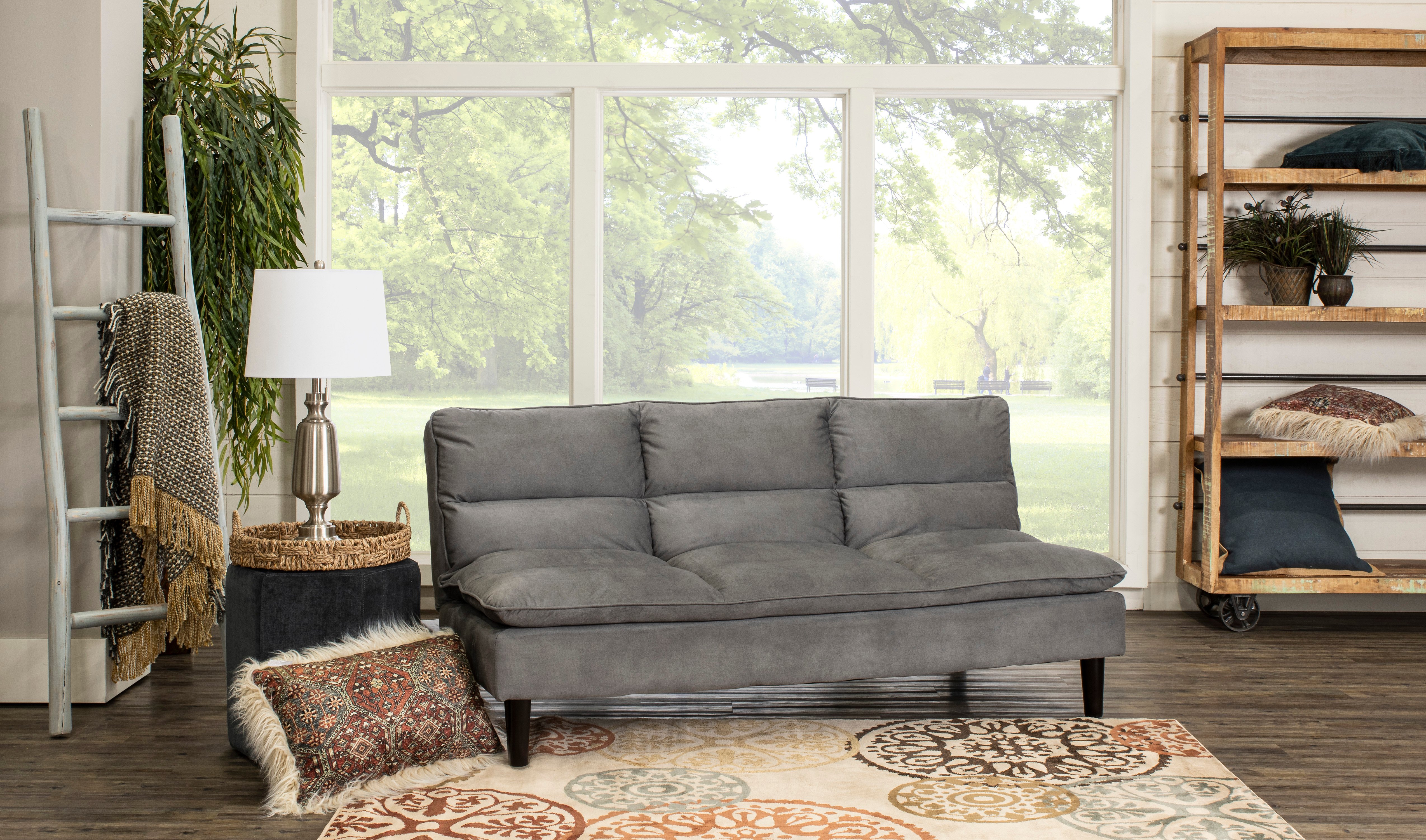 Monterey Heavenly Granite Gray Convertible Sofa Bed-3