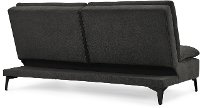 Madrid Midnight Charcoal Gray Convertible Sofa Bed - Sedona-5