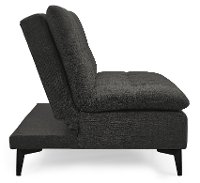 Madrid Midnight Charcoal Gray Convertible Sofa Bed - Sedona-8