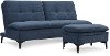 Madrid Ocean Blue Convertible Sofa Bed - Sedona