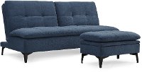 Madrid Ocean Blue Convertible Sofa Bed - Sedona