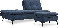 Madrid Ocean Blue Convertible Sofa Bed - Sedona-2