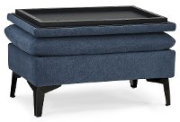 Madrid Ocean Blue Convertible Sofa Bed - Sedona-8