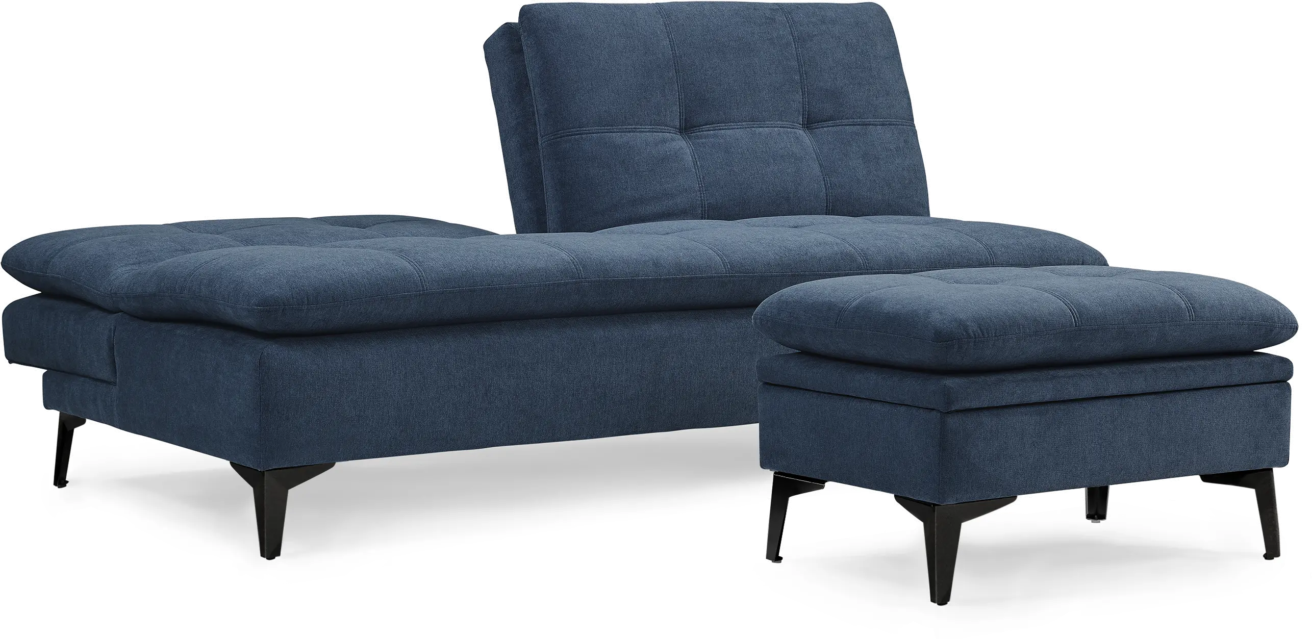 Sedona Ocean Blue Convertible Sofa Bed-2