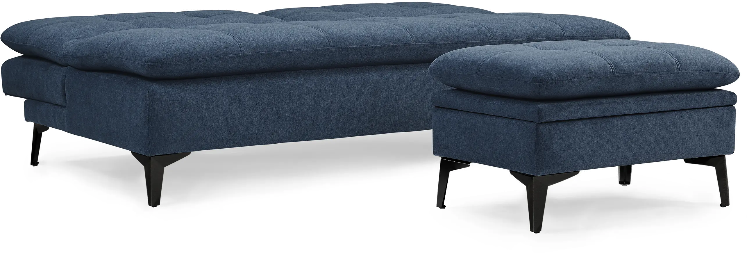 Sedona Ocean Blue Convertible Sofa Bed-3