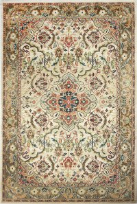 5 x 8 Medium Traditional Bodhi Beige Area Rug - Buckingham