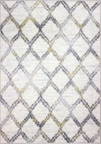 8 x 10 Large Transitional Luke Ivory and Gray Area Rug - Barcelona-6