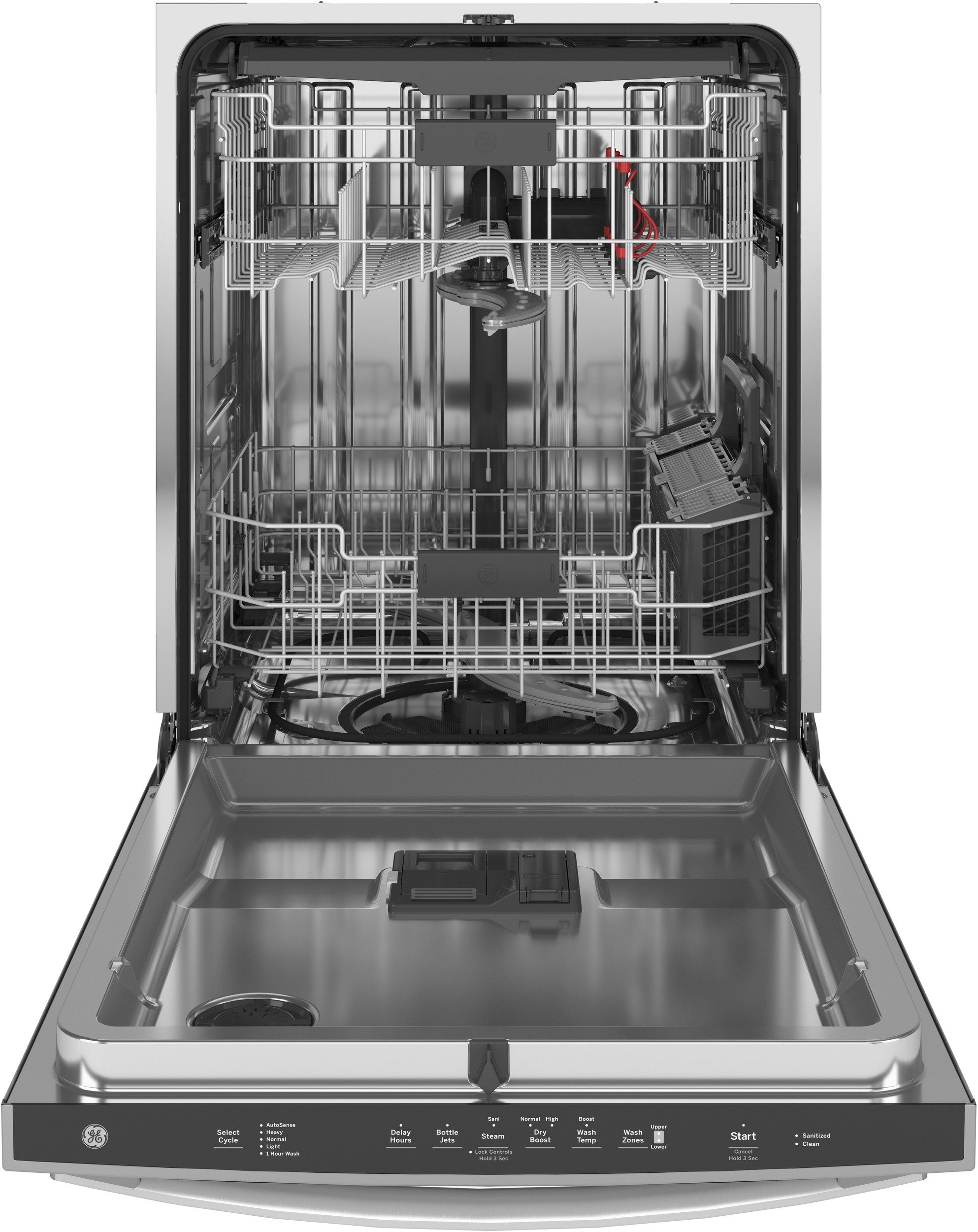 GDT665SSNSS GE Dishwasher with Dry Boost and Steam & Sanitize Cycle - Stainless Steel-3