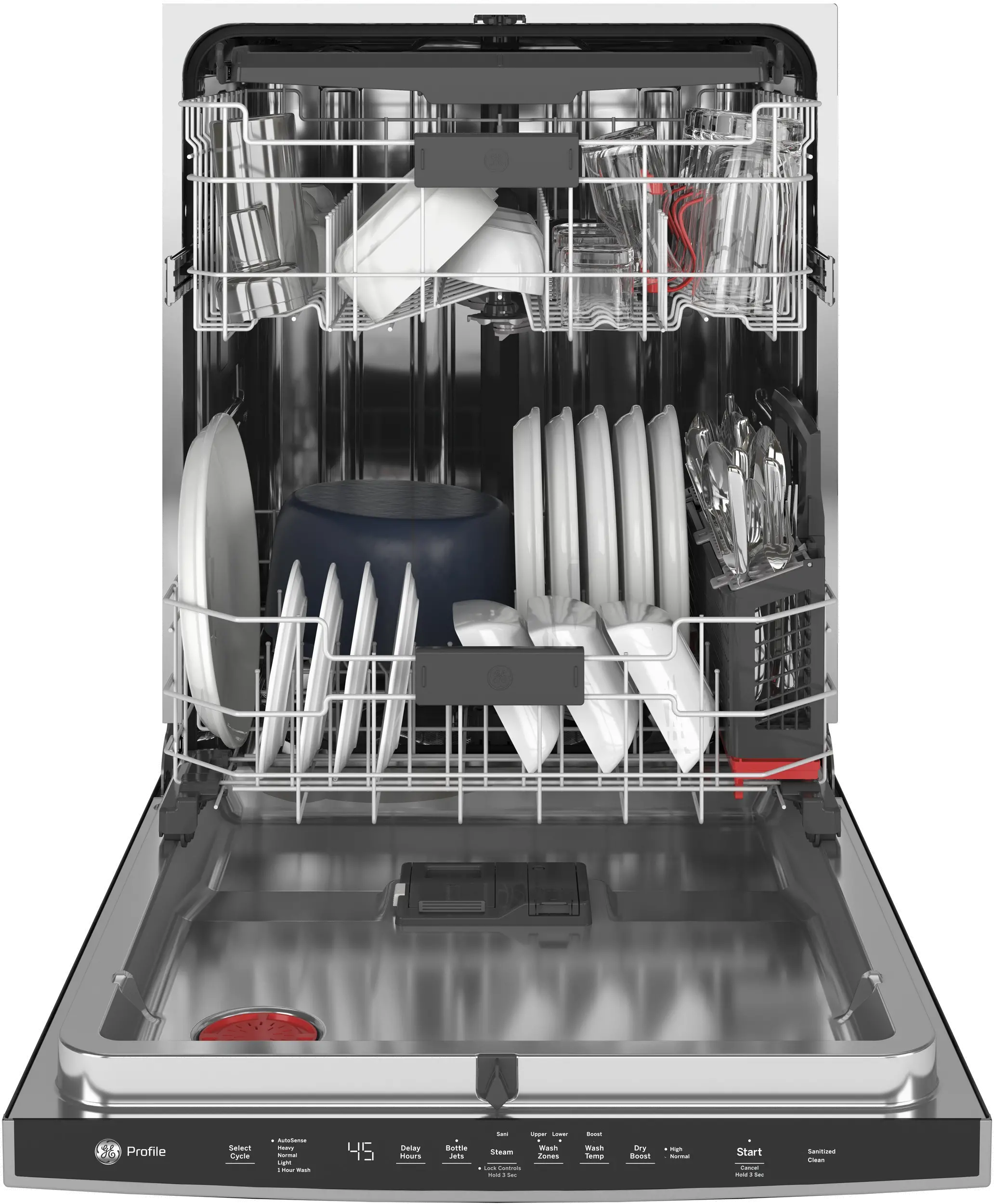 PDT715SYNFS GE Profile Top Control Dishwasher - Stainless Steel-8