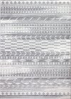 E110-GY-76X96-5665A 8 x 10 Large Traditional Nisse Light Gray Area Rug - Everek