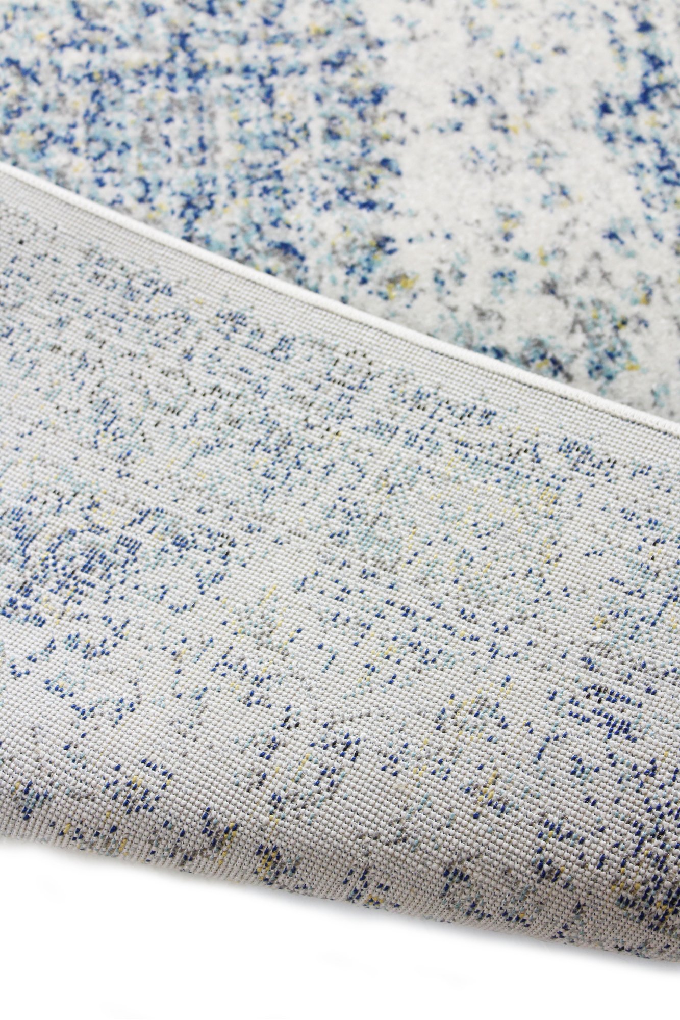 Everek 8 x 10 Traditional Mariela Ivory and Blue Rug-4