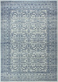 E110-IVBL-76X96-5466 8 x 10 Large Traditional Noelle Ivory and Blue Rug - Everek-6