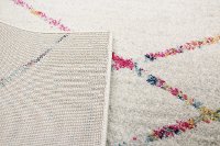 8 x 10 Large Transitional Zelah Ivory and Pink Area Rug - Mayfair-4