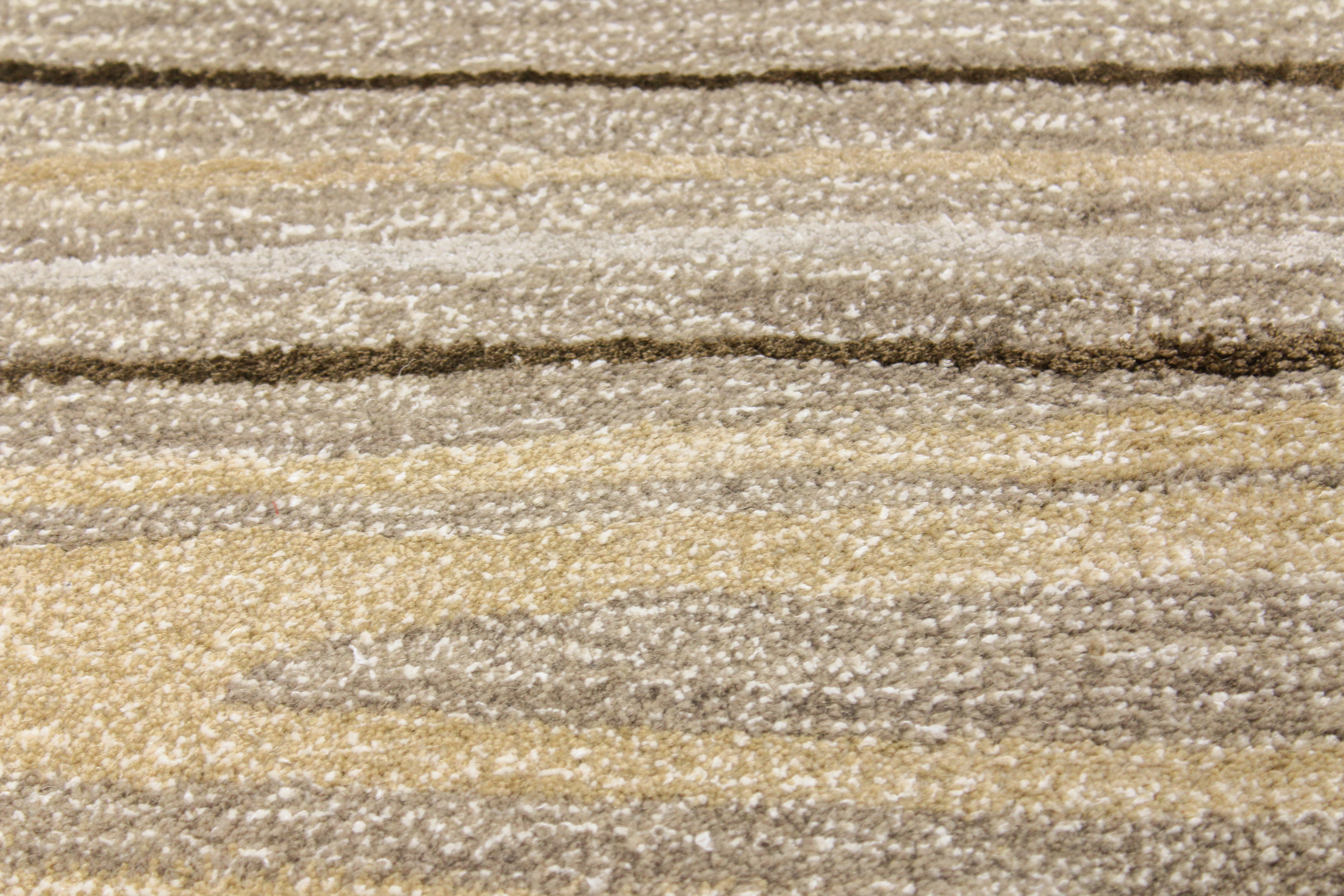 8 x 10 Large Contemporary Mitzi Taupe Area Rug - Greenwich-5