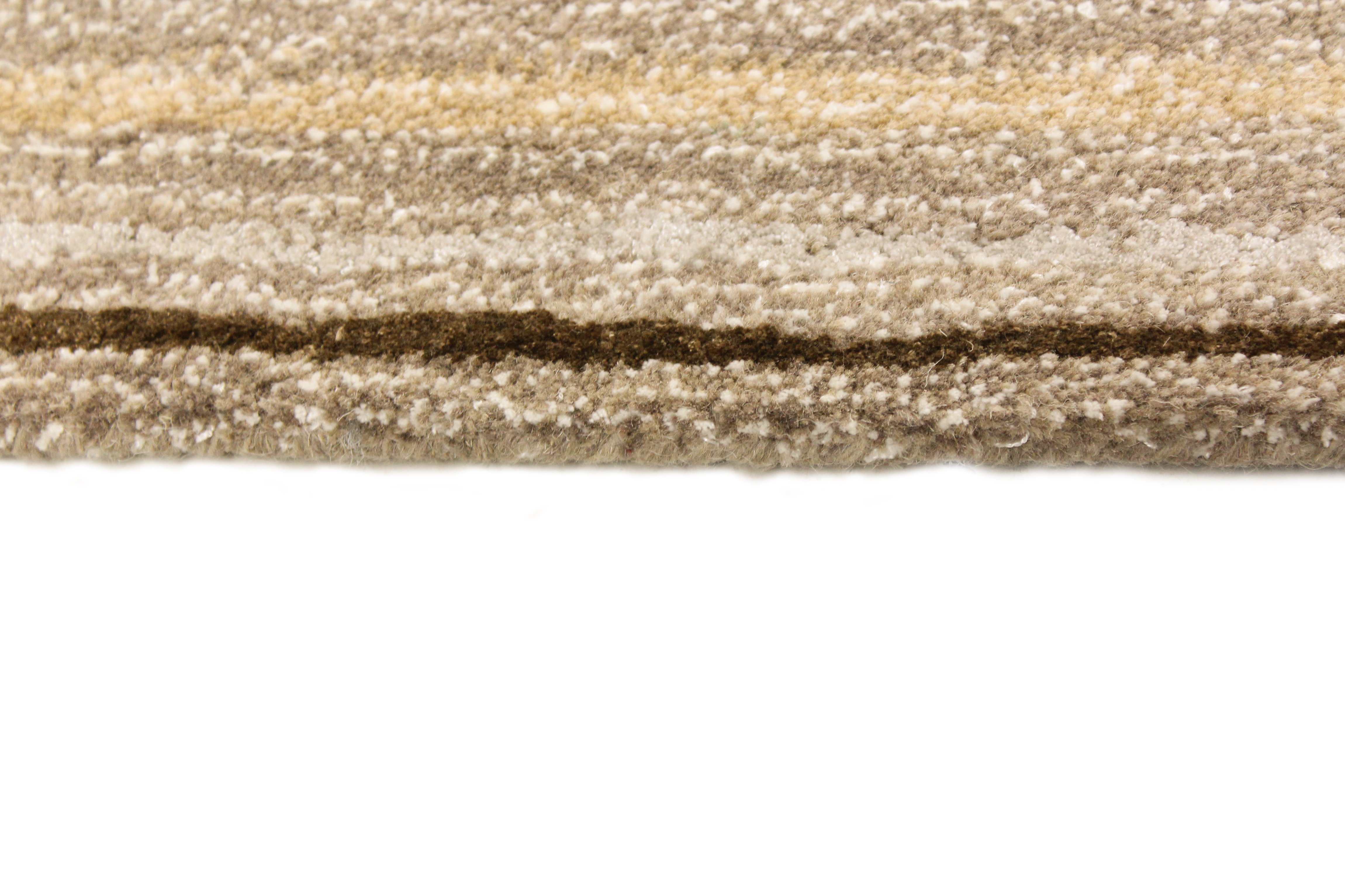 8 x 10 Large Contemporary Mitzi Taupe Area Rug - Greenwich-6