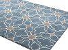 S185-AZ-8X10-ST261 8 x 10 Large Contemporary Alpine Azure Blue Rug - Chelsea