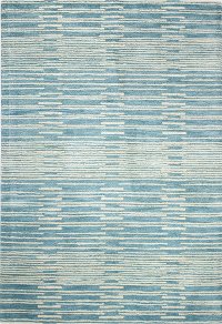 8 x 10 Large Contemporary Princeton Blue Rug - Chelsea