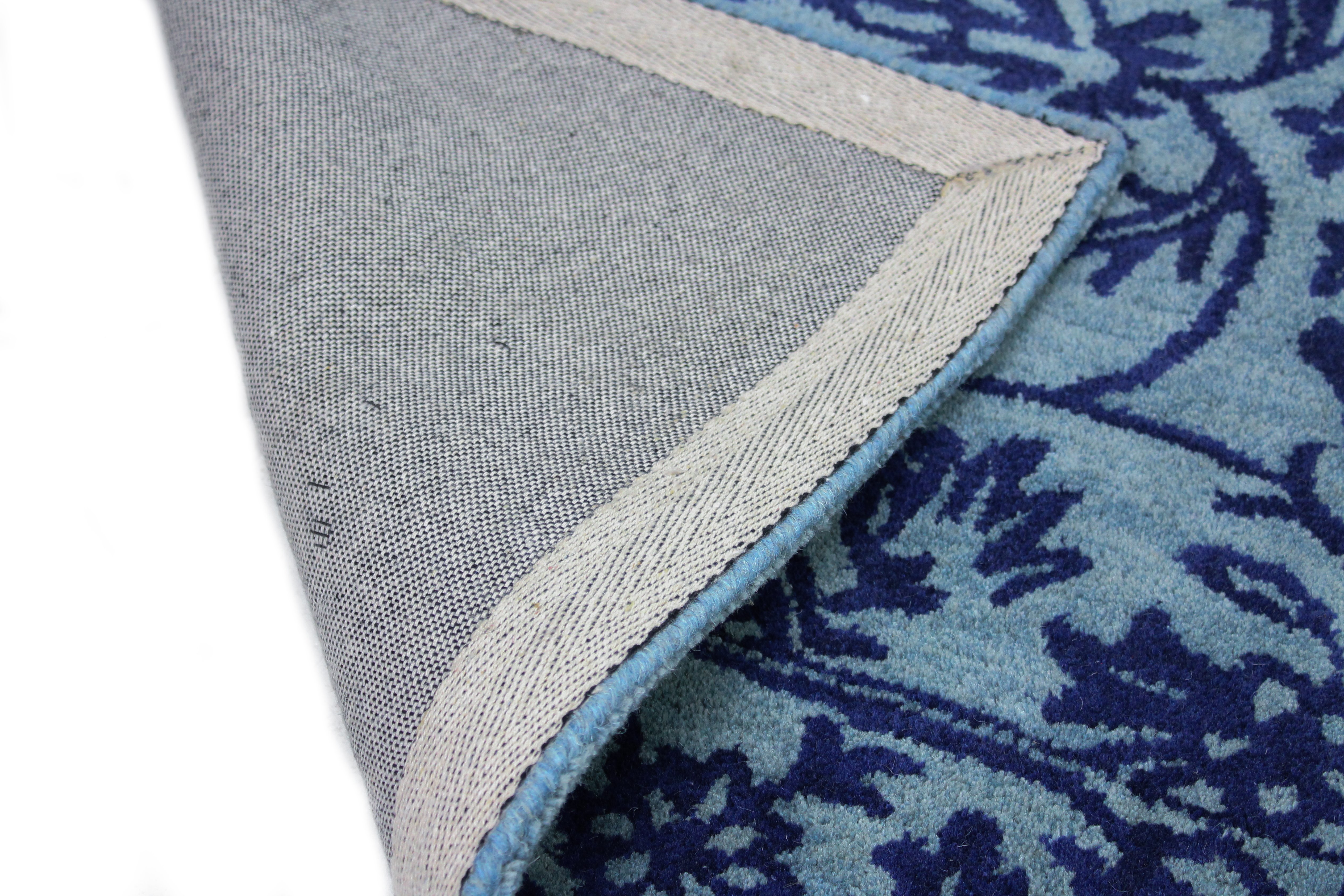 8 x 10 Large Contemporary Elsie Blue Rug - Chelsea-2