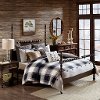 Black, Tan and Ivory King Urban Cabin 9 Piece Bedding Collection