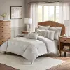 Taupe, Tan and Ivory Queen Barely There 8 Piece Bedding Collection