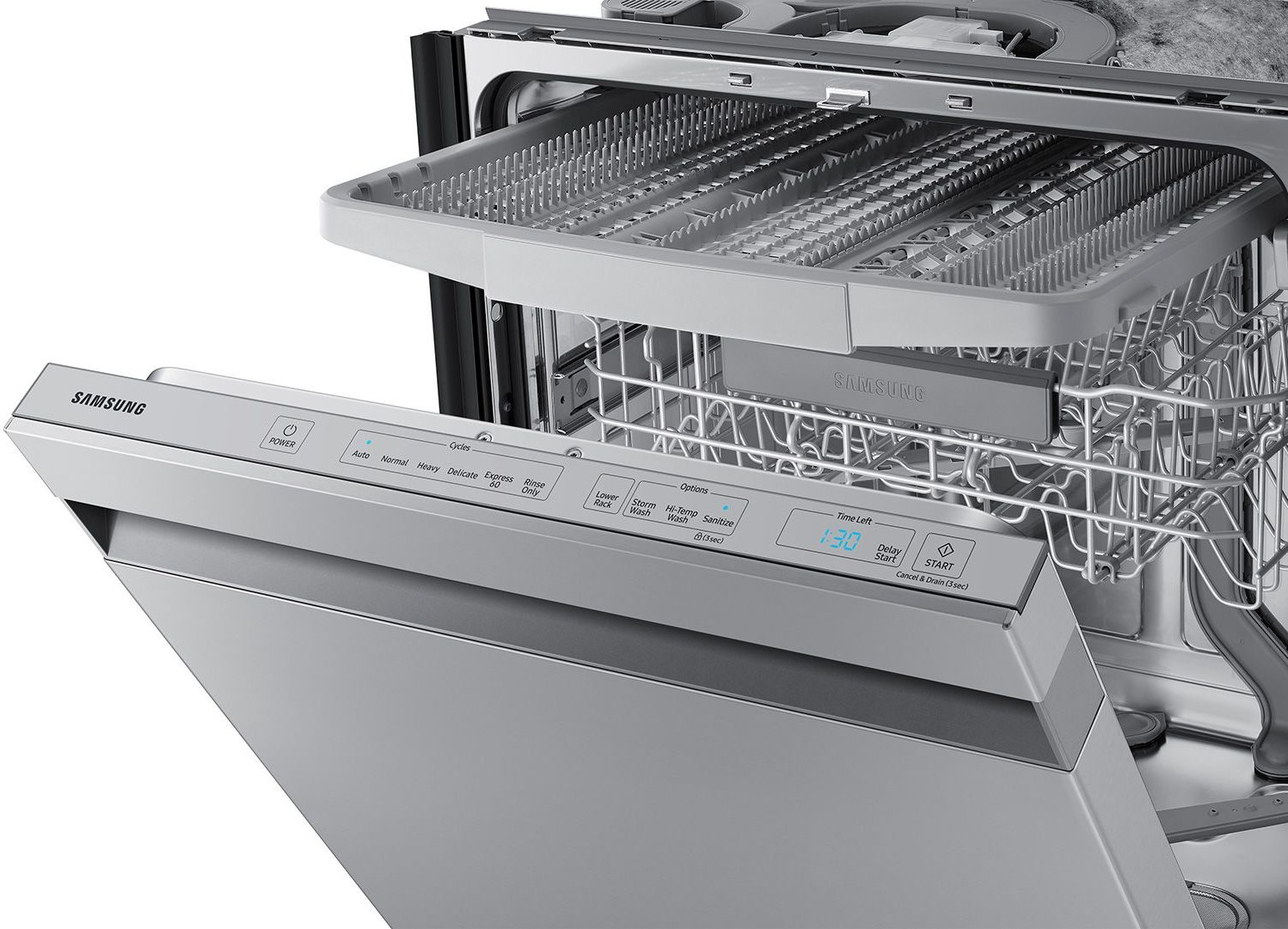 DW80R7060US Samsung StormWash Dishwasher - Stainless Steel-6